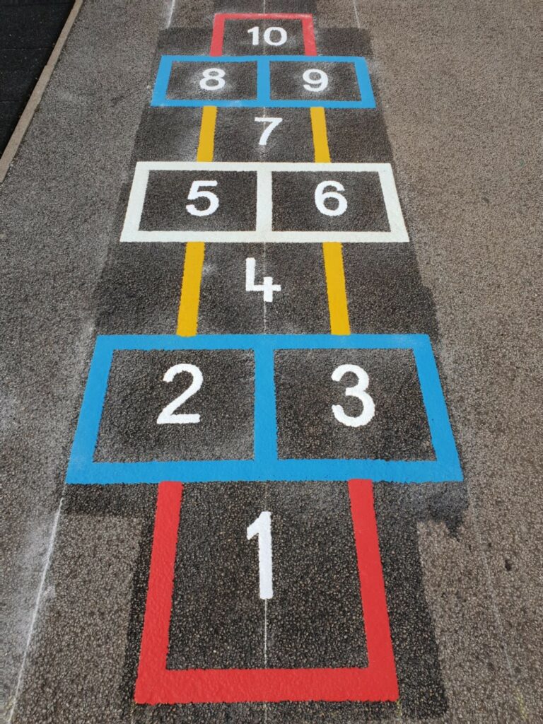 Hopscotch Outline - Playground Markings Direct