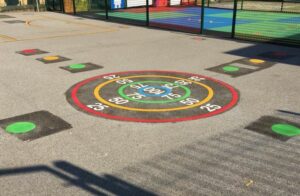 Bullseye Target - Playground Markings Direct