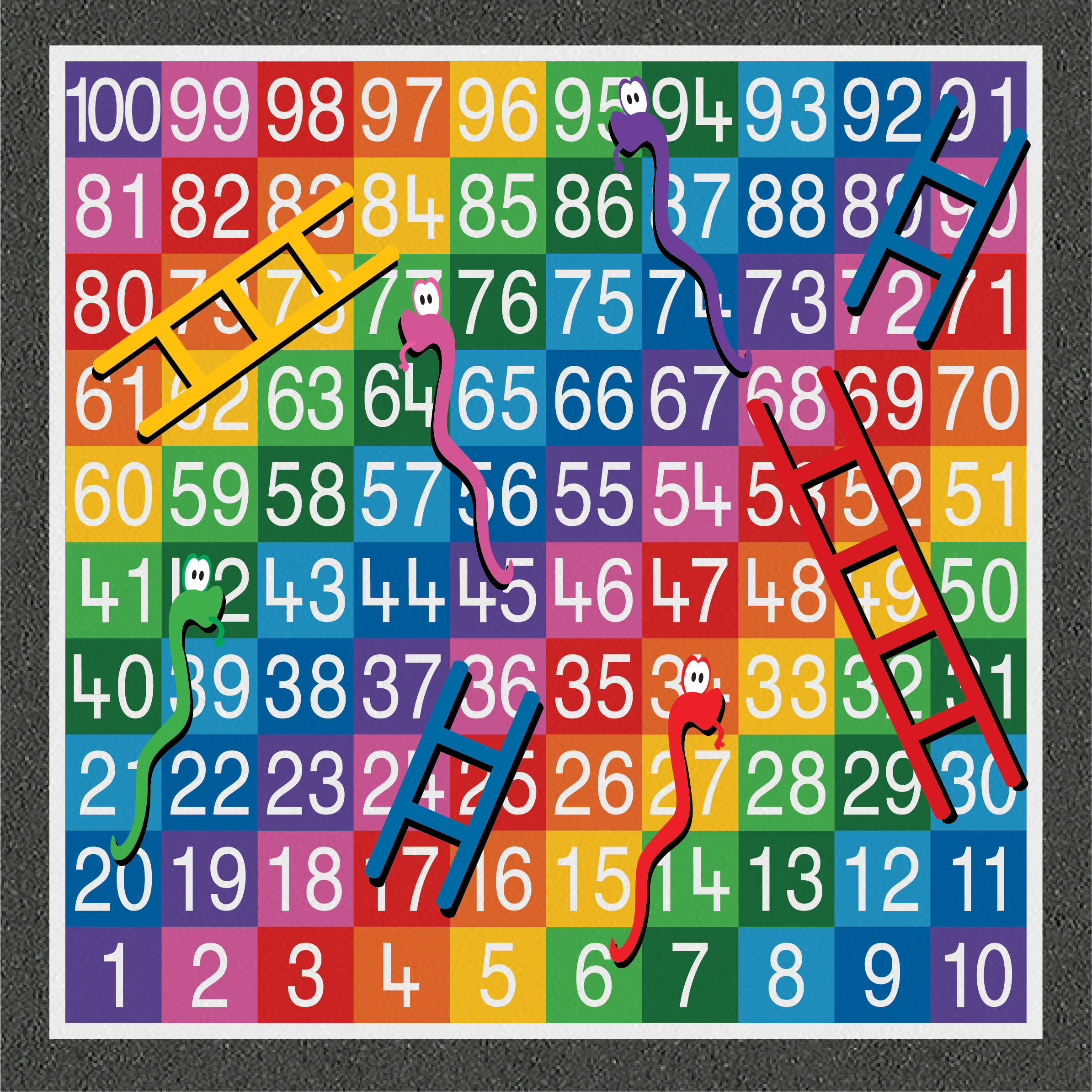 Snakes and Ladders | Playground Markings Direct