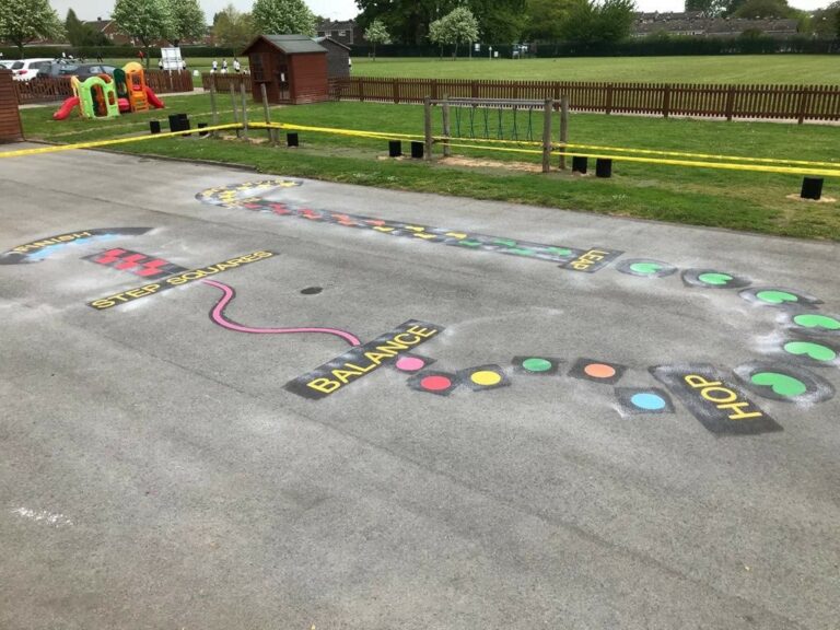 Mini Fitness Trail - Playground Markings Direct