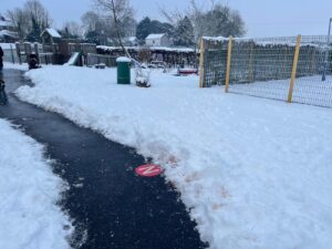 Weather resistant playground markings