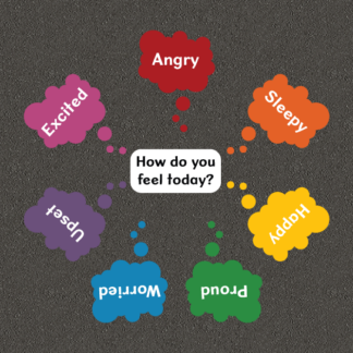 How do you feel today? Self expression playground activity