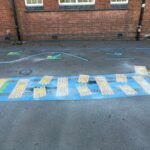 cartoon bridge hopscotch